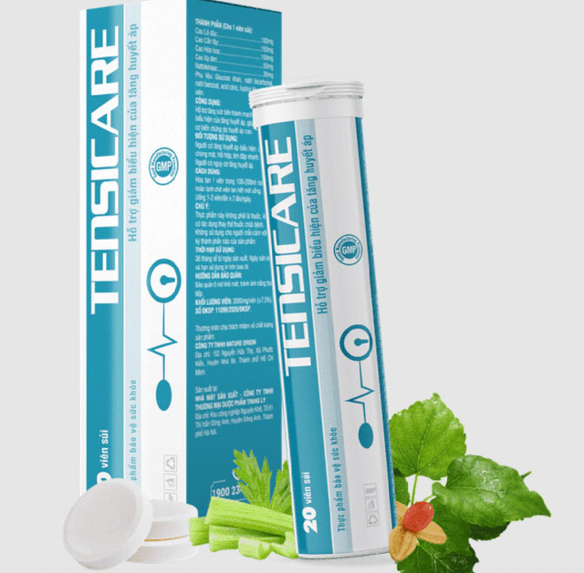 'Hô biến' viên sủi Tensicare thành thuốc điều trị cao huyết áp 'Ho bien' vien sui Tensicare thanh thuoc dieu tri cao huyet ap