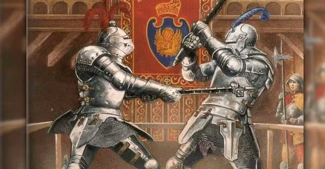 Mac ao giap nang vai chuc kg va noi kho cua hiep si thoi Trung co