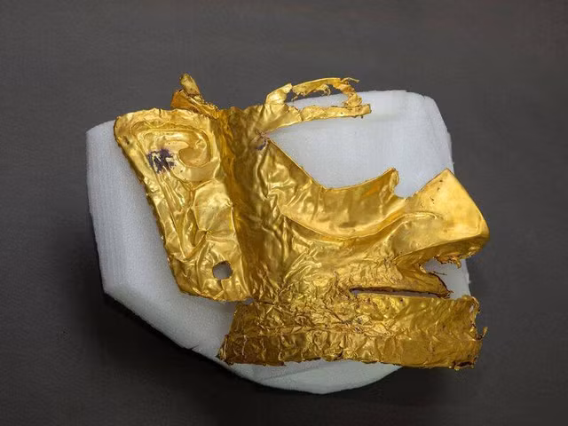 Khai quat mat na vang 3.000 tuoi o Trung Quoc