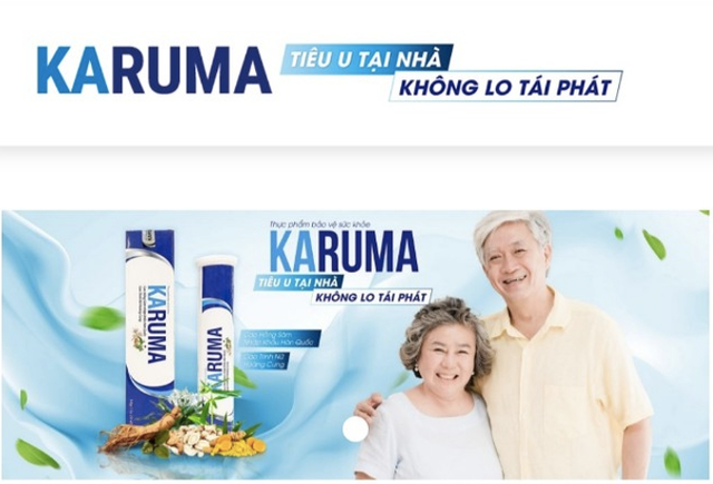 Quảng cáo tiêu u xơ tận gốc, TPCN Karuma có sai phạm? Quang cao tieu u xo tan goc, TPCN Karuma co sai pham?