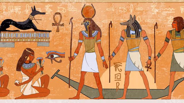 Nghi le Pharaoh Ai Cap “tu suong” o song Nile de mua boi thu