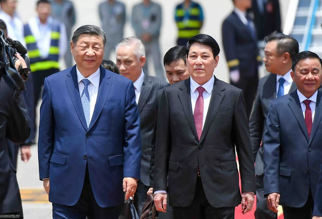 Tổng Bí thư, Chủ tịch nước Trung Quốc Tập Cận Bình đến Hà Nội Tong Bi thu, Chu tich nuoc Trung Quoc Tap Can Binh den Ha Noi