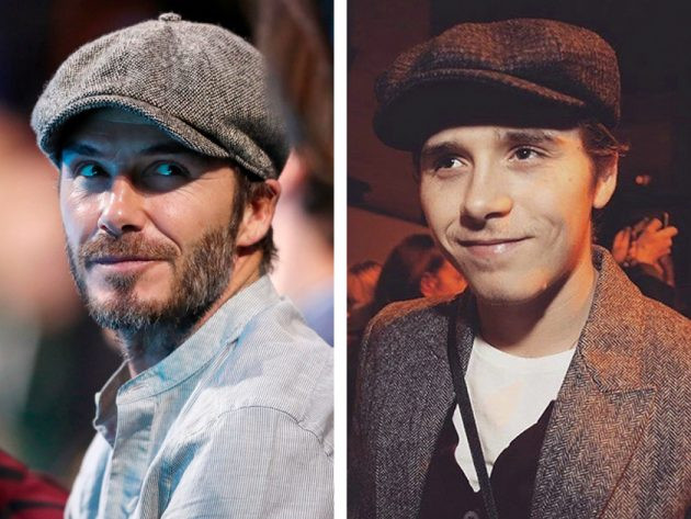 Cha con danh thủ David Beckham diện trang phục ton sur ton chất lừ - Hình 9 Cha con danh thu David Beckham dien trang phuc ton sur ton chat lu-Hinh-9