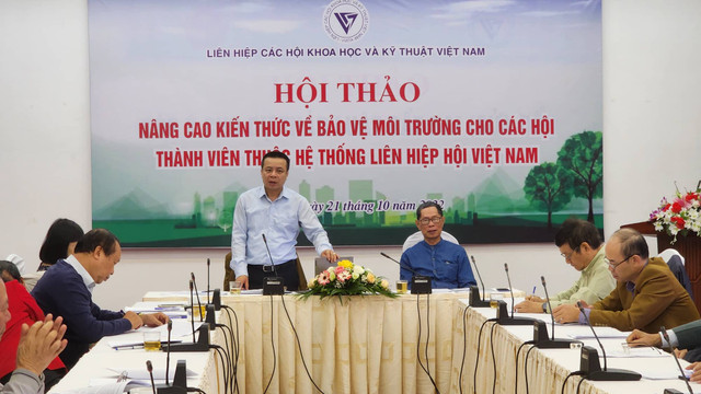 VUSTA nâng cao kiến thức về bảo vệ môi trường VUSTA nang cao kien thuc ve bao ve moi truong