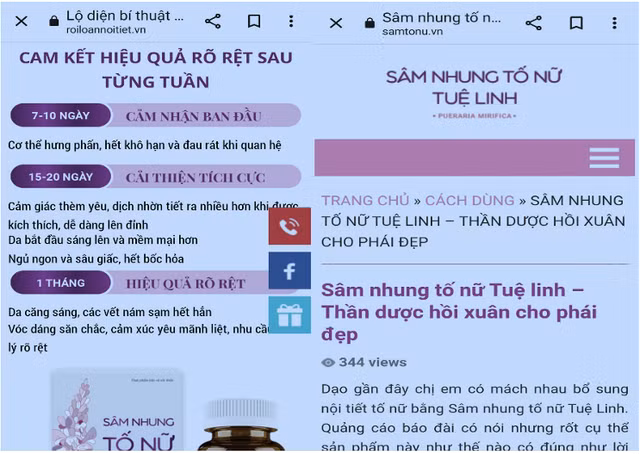 Cong ty Tue Linh cam ket go bo thong tin quang cao sai pham?