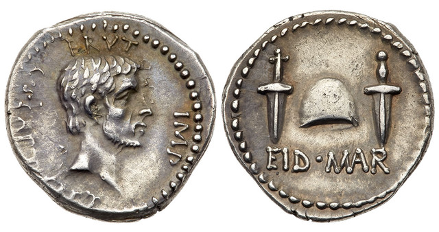 “Độc lạ” đồng xu vàng ròng in hình hung thủ ám sát tướng La Mã - Hình 9 “Doc la” dong xu vang rong in hinh hung thu am sat tuong La Ma-Hinh-9