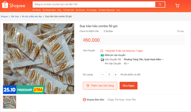 Gói súp mì Hảo Hảo bán tràn lan, chất lượng và nguồn gốc thế nào? Goi sup mi Hao Hao ban tran lan, chat luong va nguon goc the nao?