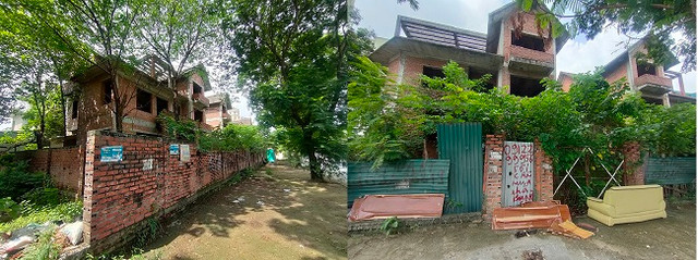 Cận cảnh khu biệt thự tiền tỷ Cầu Bươu nhếch nhác, bỏ hoang nhiều năm - Hình 2 Can canh khu biet thu tien ty Cau Buou nhech nhac, bo hoang nhieu nam-Hinh-2
