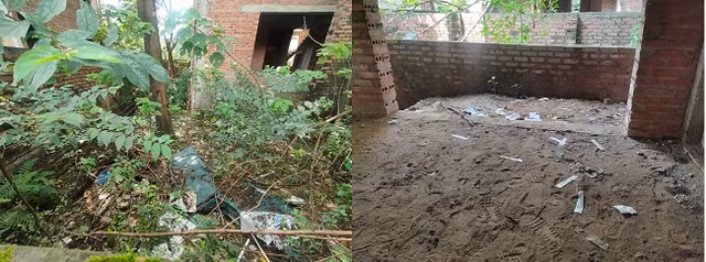 Can canh khu biet thu tien ty Cau Buou nhech nhac, bo hoang nhieu nam-Hinh-10