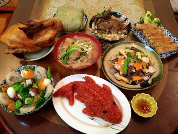 Cách làm bánh, xôi cá chép cúng ông Công ông Táo may mắn Cach lam banh, xoi ca chep cung ong Cong ong Tao may man