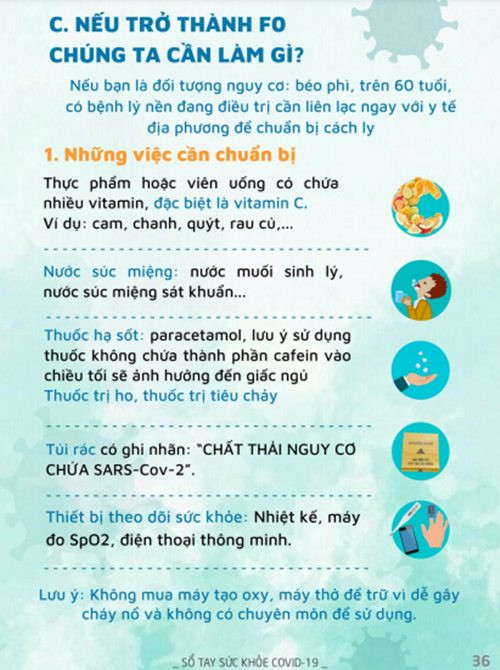 Nếu chẳng may trở thành F0, bạn nên chú ý đến những điều này Neu chang may tro thanh F0, ban nen chu y den nhung dieu nay