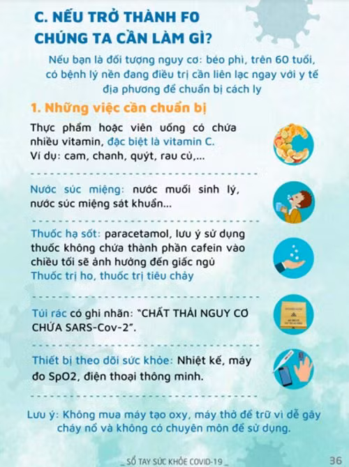 Nếu chẳng may trở thành F0, bạn nên chú ý đến những điều này Neu chang may tro thanh F0, ban nen chu y den nhung dieu nay