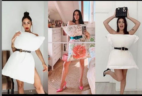 Lấy gối làm váy, người đẹp Việt trông cực gợi cảm - Hình 10 Lay goi lam vay, nguoi dep Viet trong cuc goi cam-Hinh-10