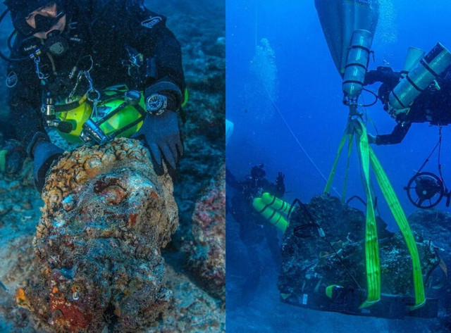 Kinh ngạc kho báu khổng lồ trong xác tàu đắm La Mã 2.000 tuổi Kinh ngac kho bau khong lo trong xac tau dam La Ma 2.000 tuoi