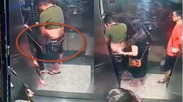 Quý ông tè bậy trong thang máy Moscow Tower: Phản cảm, thiếu văn hóa Quy ong te bay trong thang may Moscow Tower: Phan cam, thieu van hoa