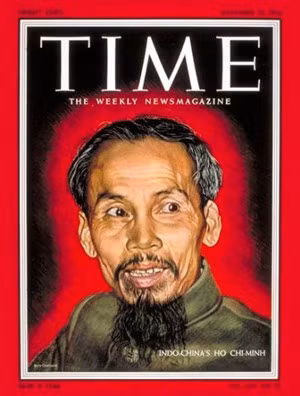 Nhung lan Chu tich Ho Chi Minh xuat hien tren bia tap chi My