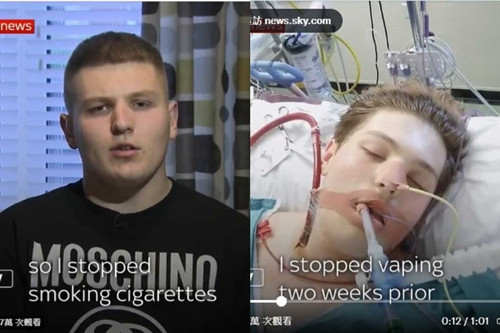 Hút thuốc lá điện tử nam sinh suýt mất mạng Hut thuoc la dien tu nam sinh suyt mat mang