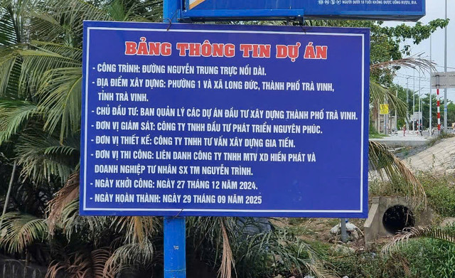 Tra Vinh: Nha thau nao thi cong duong GTNT ap Hoa Hao?-Hinh-2