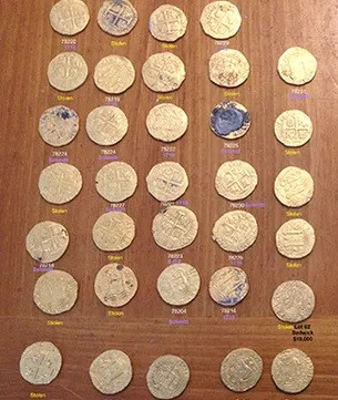 37 đồng tiền vàng trị giá hơn 1 triệu USD đã bị thu hồi - Hình 2 37 dong tien vang tri gia hon 1 trieu USD da bi thu hoi-Hinh-2