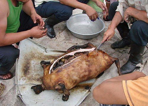 Choáng với món Boodog 'dê nhồi đá nóng' người Mông Cổ có một không hai - Hình 6 Choang voi mon Boodog 'de nhoi da nong' nguoi Mong Co co mot khong hai-Hinh-6