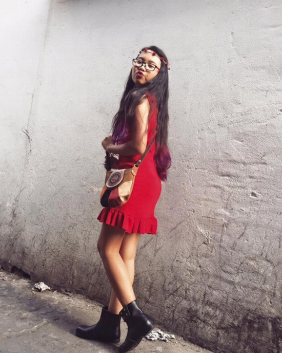 16 tuổi, Phương Mỹ Chi ăn mặc sành điệu gợi cảm thế nào? - Hình 11 16 tuoi, Phuong My Chi an mac sanh dieu goi cam the nao?-Hinh-11