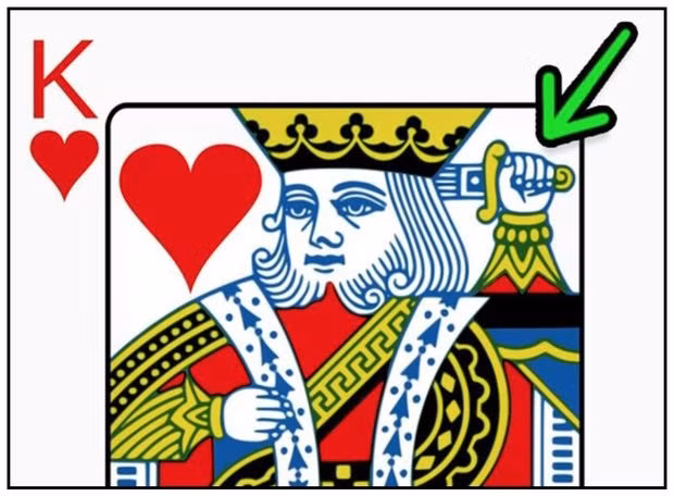 Trong bo bai Tay, 4 vi vua trong 4 la bai K deu duoc lay nguyen mau-Hinh-2