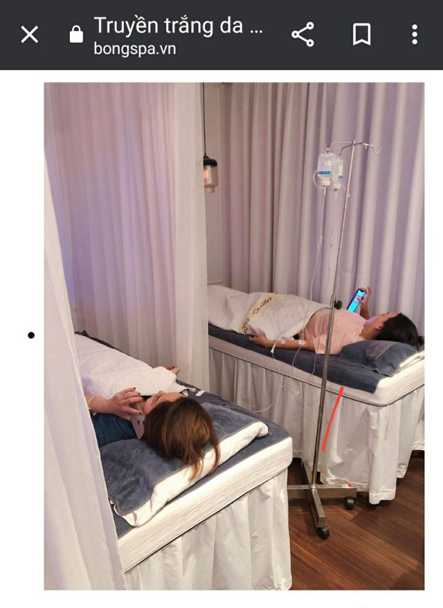 Tiêm, truyền trắng da: Cẩn trọng tiền mất, tật mang Tiem, truyen trang da: Can trong tien mat, tat mang