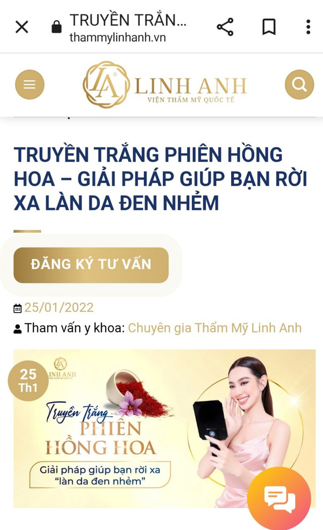 Tiêm, truyền trắng da: Cẩn trọng tiền mất, tật mang - Hình 3 Tiem, truyen trang da: Can trong tien mat, tat mang-Hinh-3