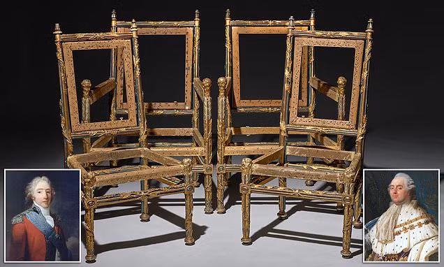 Bi mat 4 chiec ghe hon 300 tuoi cua Vua Phap lam cho em trai