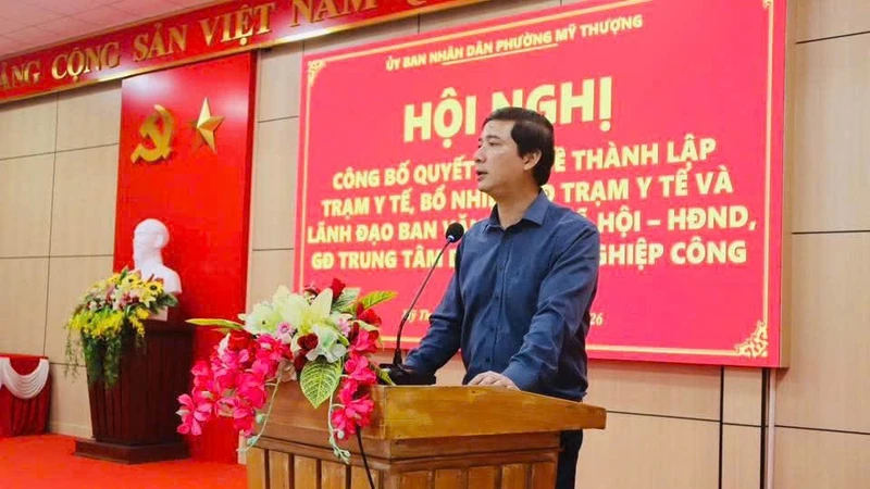 TP Huế: Phường Mỹ Thượng thành lập Trạm Y tế và bổ nhiệm cán bộ