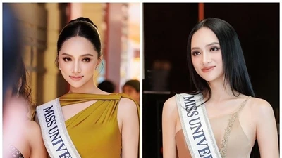 Hoa hậu Hương Giang khoe nhan sắc ‘bừng sáng’ ở Miss Universe 2025