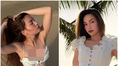 Nghỉ dưỡng đầu năm, Hồ Ngọc Hà tự tin khoe hình thể gợi cảm
