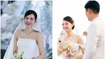 Lễ cưới hỏi siêu sang của Hoa hậu Đỗ Thị Hà và loạt sao Việt