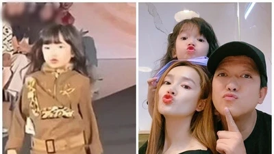 Con gái Trường Giang – Nhã Phương tự tin trình diễn thời trang