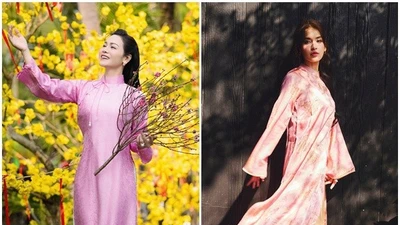 Xuân về, mỹ nhân Việt dịu dàng khoe sắc trong tà áo dài