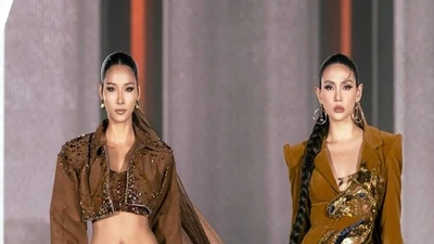 Siêu mẫu Võ Hoàng Yến hết lời khen ngợi Á hậu Hoàng Thùy