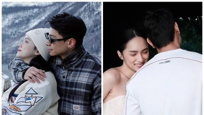 Người mẫu Phú Cường khoe ảnh ngọt ngào bên Hoa hậu Hương Giang