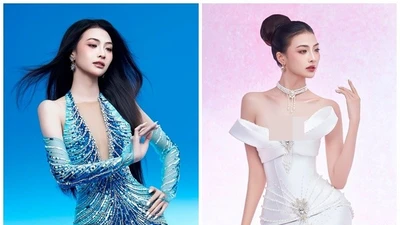 Người mẫu Tuyên Dương cao 1m80 nổi bật ở Miss World Vietnam 2025