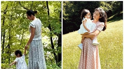 Á hậu Hoàng My khoe ảnh đời thường bên con gái sau khi chia tay bạn trai