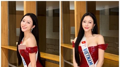 Hoa hậu Kiều Duy quyến rũ gây mê ở Miss International 2025