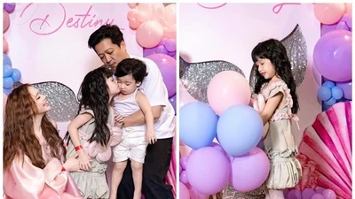 Con gái Nhã Phương xinh như công chúa trong tiệc sinh nhật