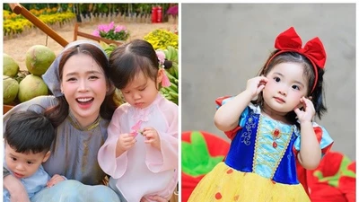 Nhóc tì nhà sao Việt là thánh biểu cảm, gia đình luôn vui như Tết