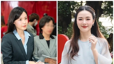 Diễn viên Midu được học trò yêu mến trên giảng đường