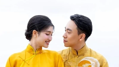 Á hậu Phương Nhi rạng rỡ, dịu dàng trong lễ hằng thuận