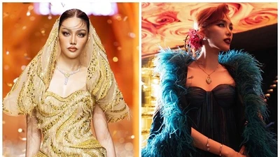 Hoa khôi Lan Khuê ăn mặc sang chảnh khí chất ngút ngàn