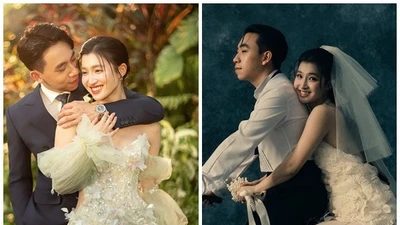 Ảnh cưới ngọt ngào, lãng mạn của Á hậu Phương Nhi