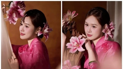 Nhan sắc trong trẻo, đẹp hơn hoa của diễn viên Anh Phạm