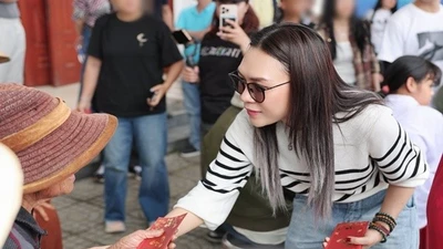 Mỹ Tâm – gia đình Lý Hải trao quà, lan tỏa yêu thương dịp Tết