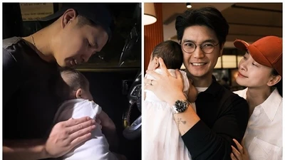 Cuộc sống làm bố bỉm sữa của Huy Trần