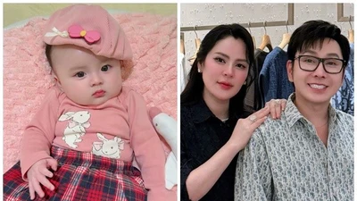 Con gái Vũ Luân – Phương Lê gây chú ý với vẻ ngoài bụ bẫm, đáng yêu